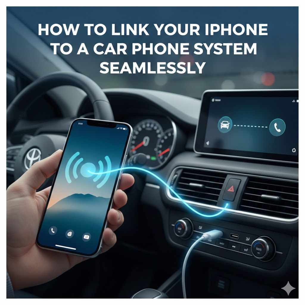 How to Link Your iPhone to a Car Phone System