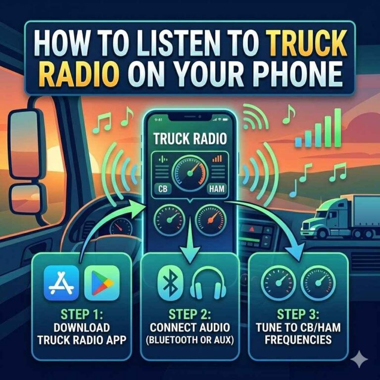 How to Listen to Truck Radio on Your Phone