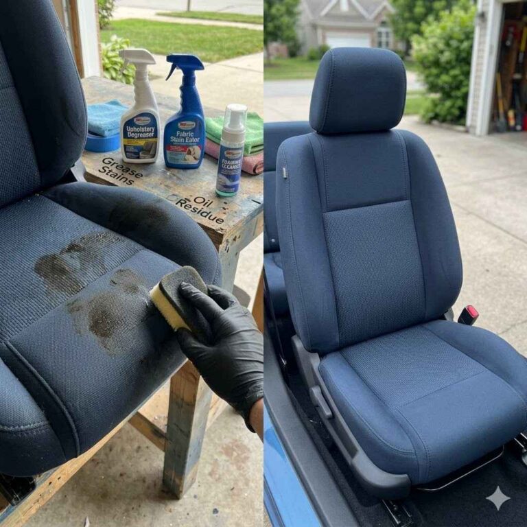 How to Remove Grease Stains from Car Seats Easily