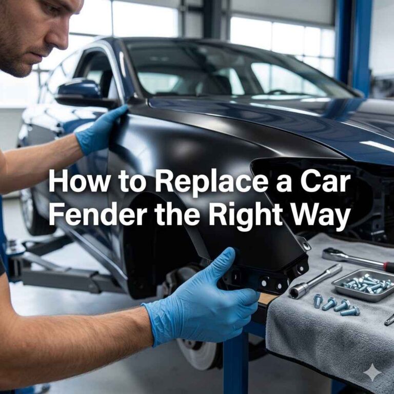 How to Replace a Car Fender the Right Way