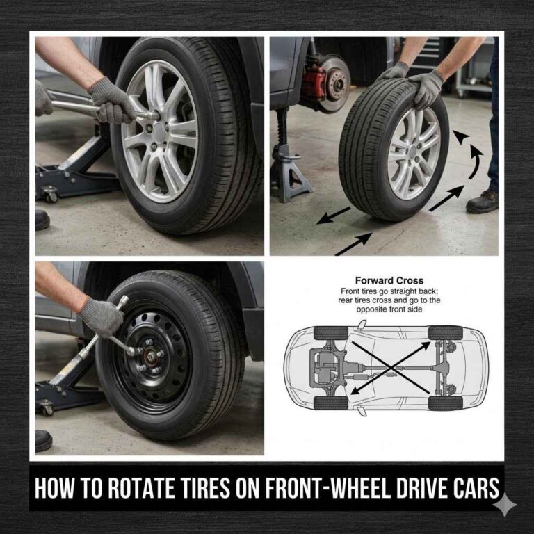 How to Rotate Tires on Front-Wheel Drive Cars