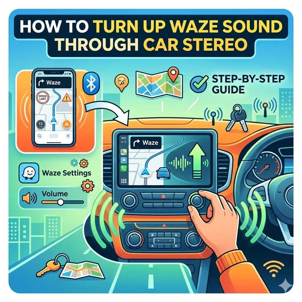 How to Turn Up Waze Sound Through Car Stereo