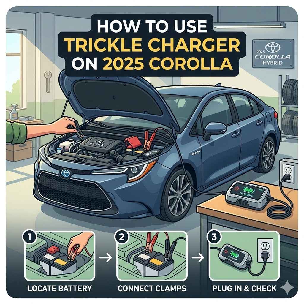 How to Use Trickle Charger on 2025 Corolla
