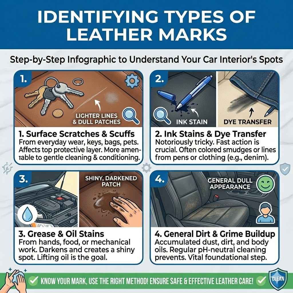 Identifying Types of Leather Marks