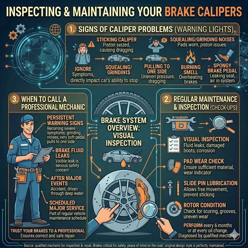 Inspecting and Maintaining Your Brake Calipers
