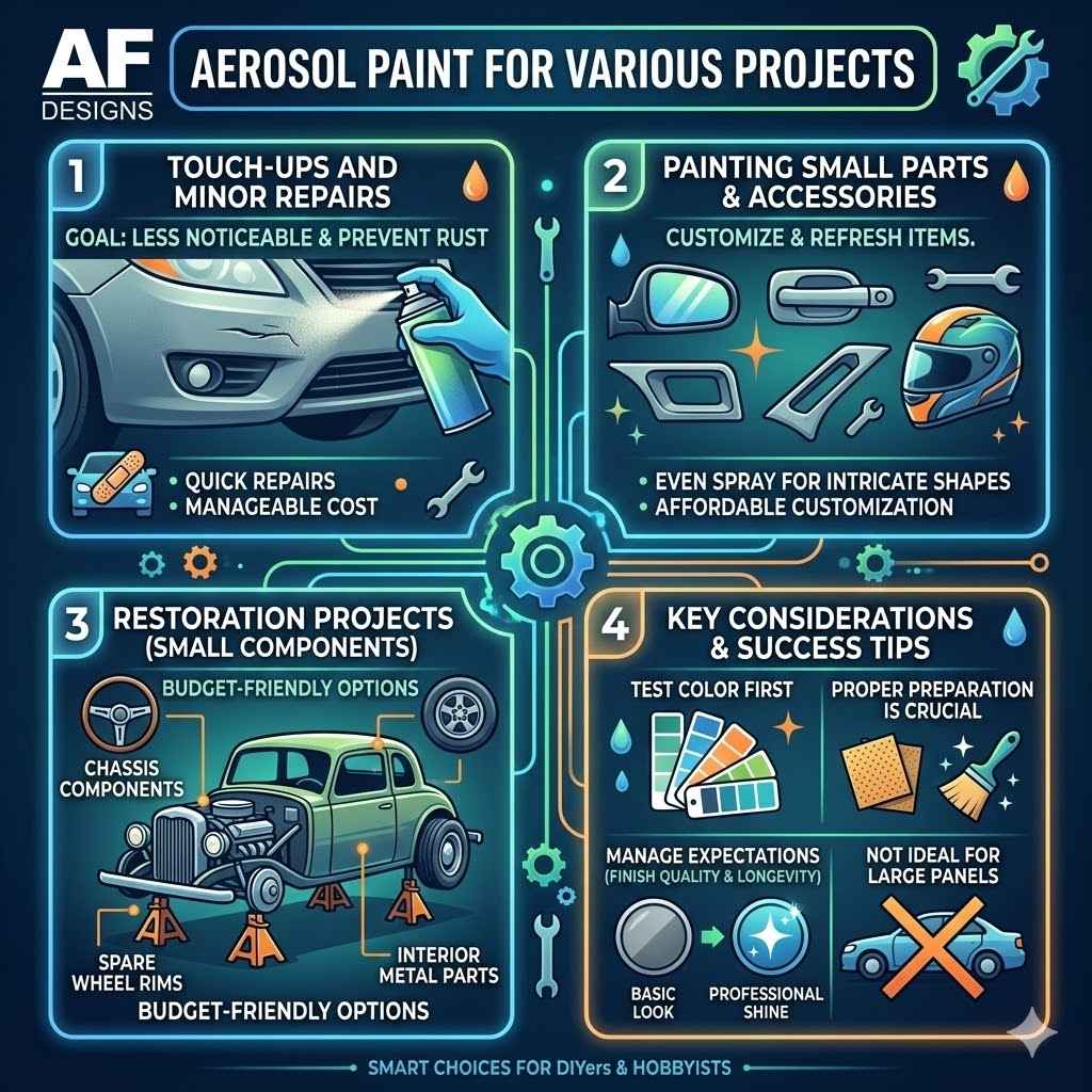 AF Designs Aerosol Paint for Various Projects