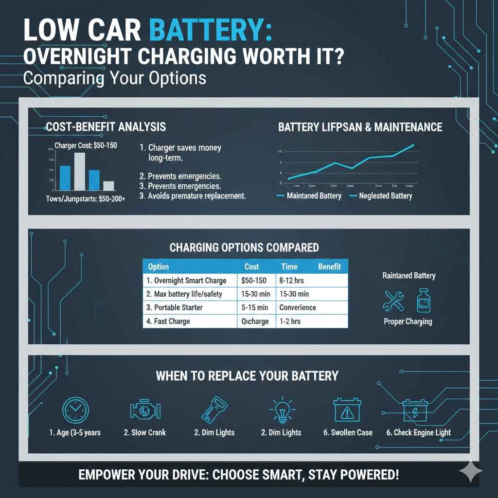 Low Car Battery Overnight Charging Worth It