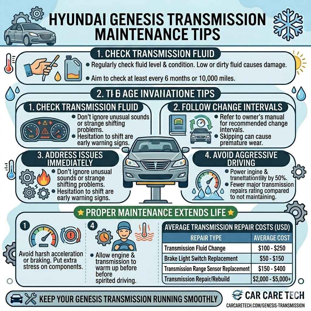 Maintenance Tips for Your Hyundai Genesis Transmission