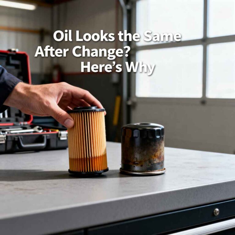Oil Looks the Same After Change