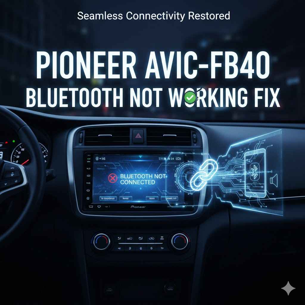 Pioneer AVIC-FB40 Bluetooth Not Working Fix