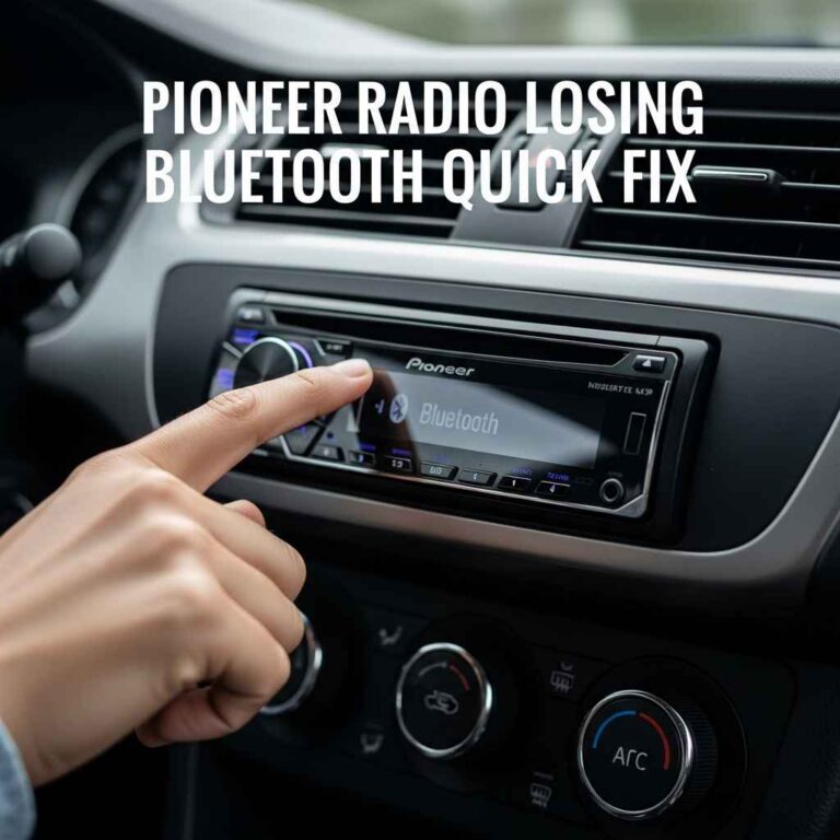 Pioneer Radio Losing Bluetooth Quick Fix