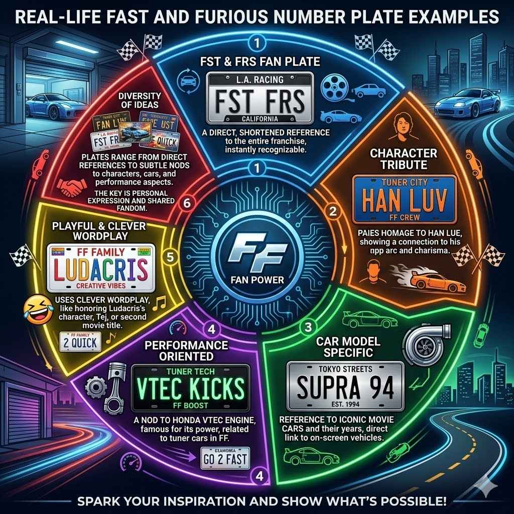 Real-Life Fast And Furious Number Plate Examples
