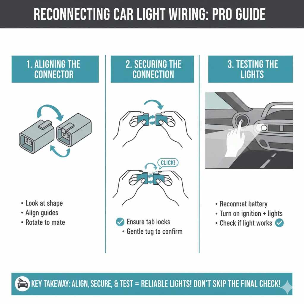 Reconnecting the Wiring Connector