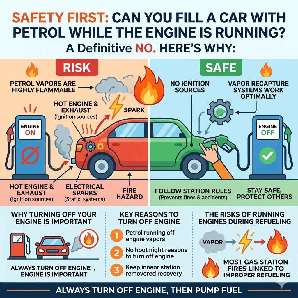 Safety First Can You Fill A Car With Petrol While The Engine Is Running