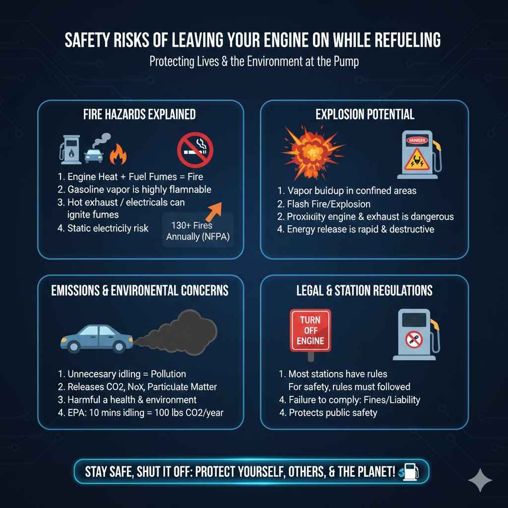 What Happens If You Leave Engine On While Refueling Statistics