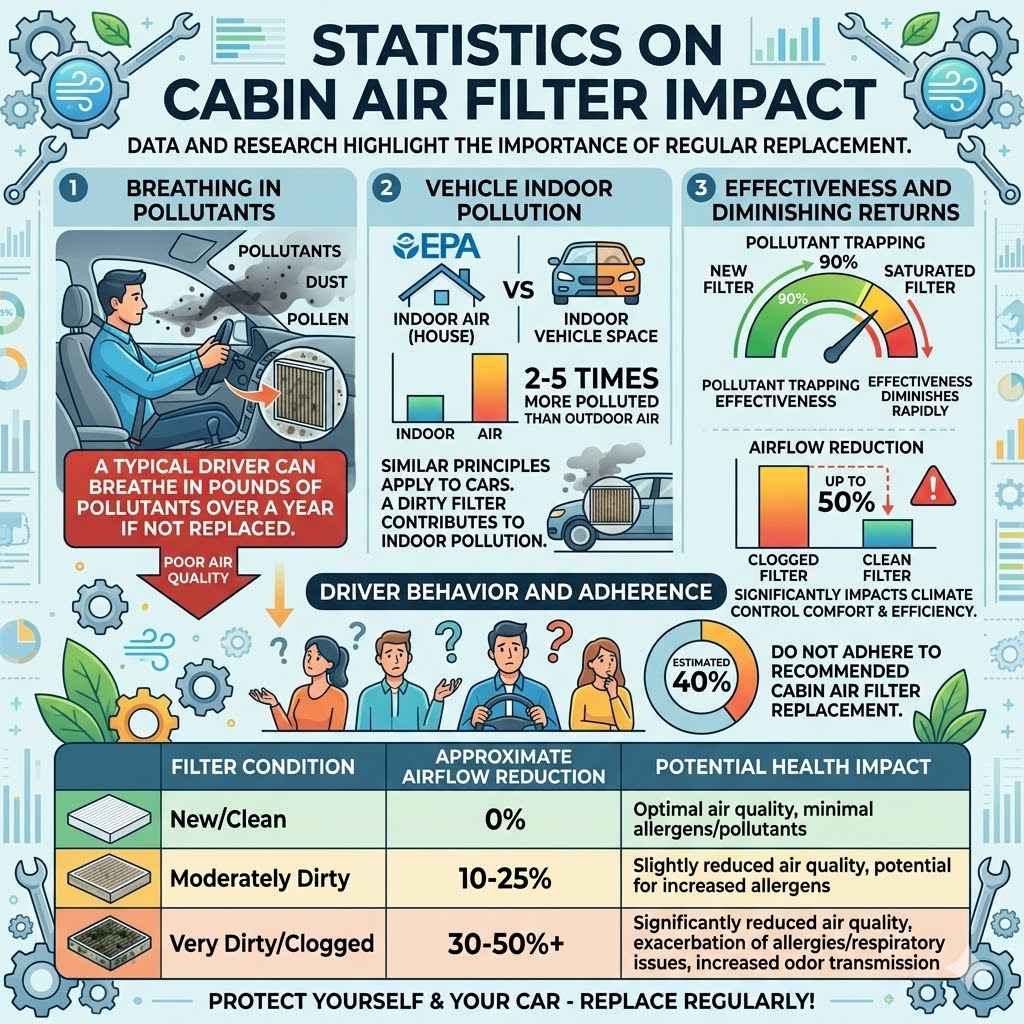 Statistics on Cabin Air Filter Impact