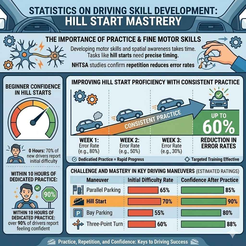 Statistics on Driving Skill Development