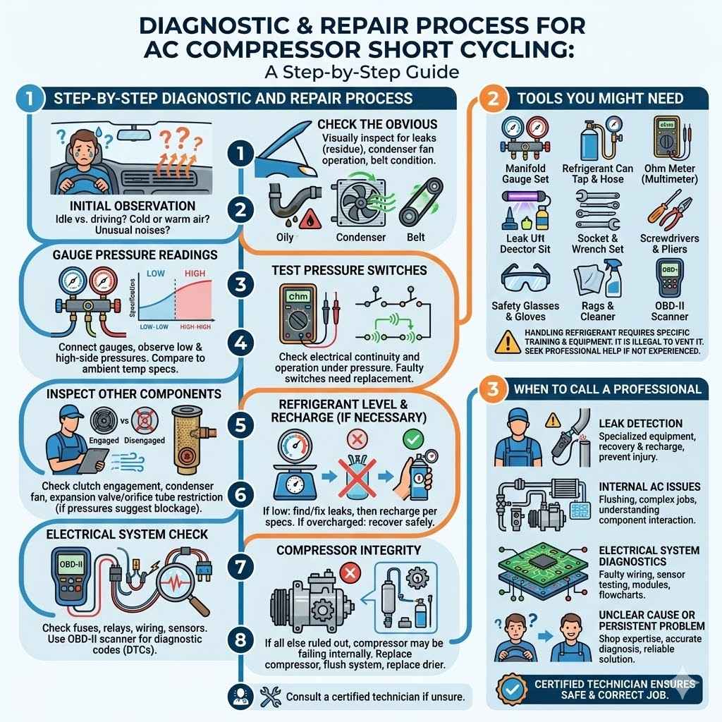 Step-by-Step Diagnostic and Repair Process