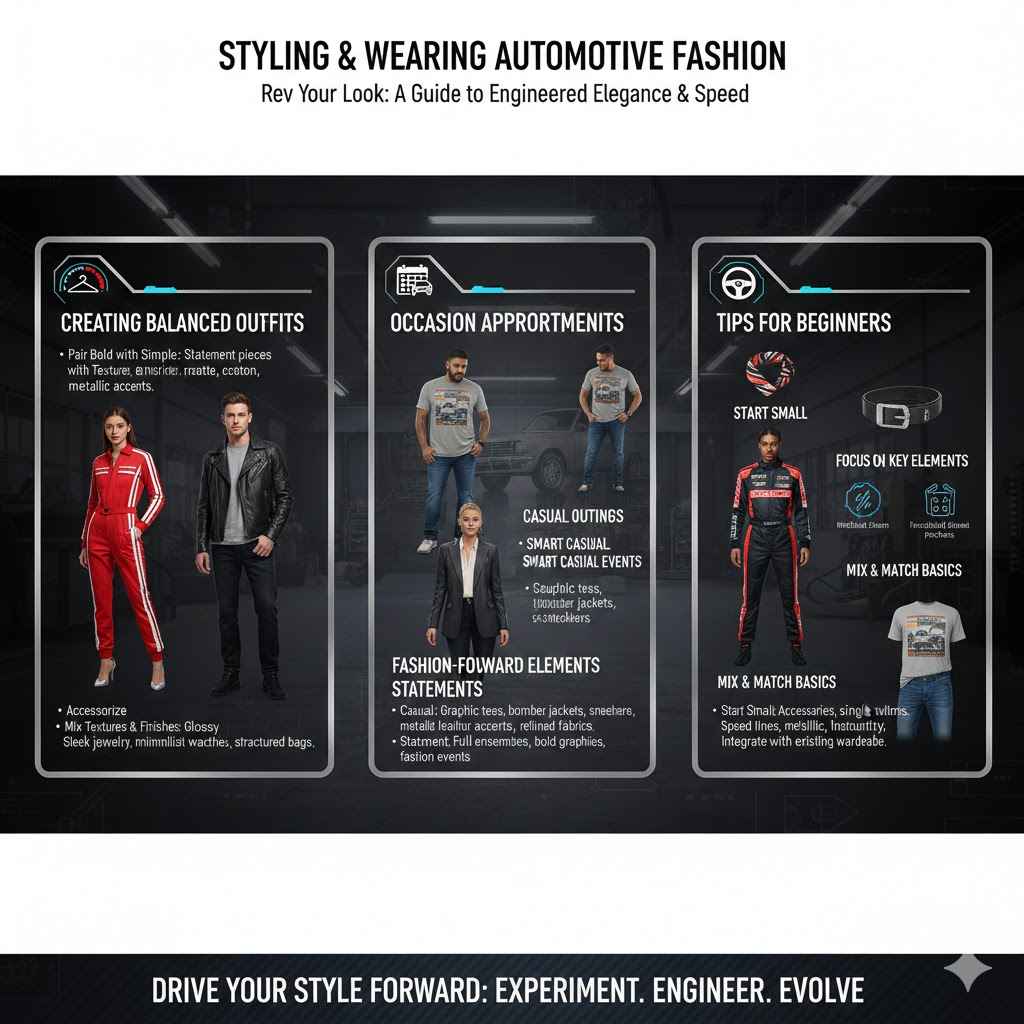Styling and Wearing Automotive Fashion Clothing
