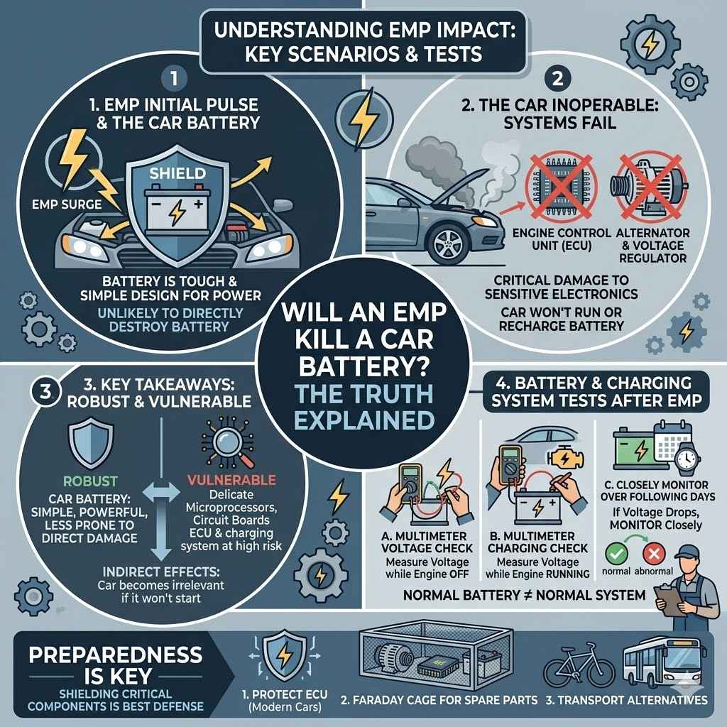 The Final Answer To Will an EMP Kill A Car Battery Truth Explained
