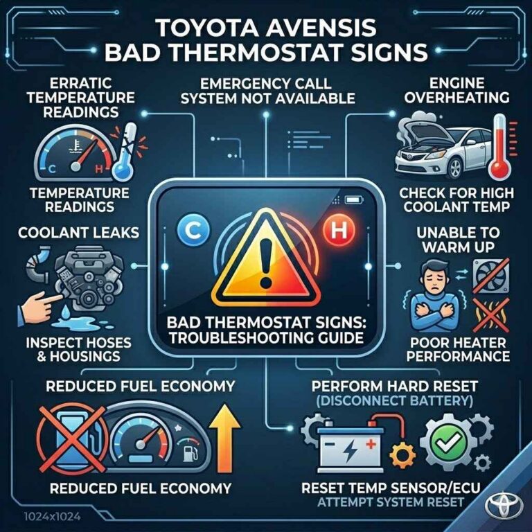 Toyota Avensis Bad Thermostat Signs Explained