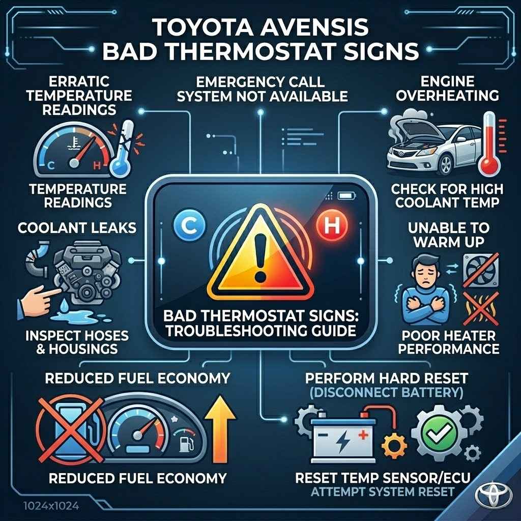 Toyota Avensis Bad Thermostat Signs Explained