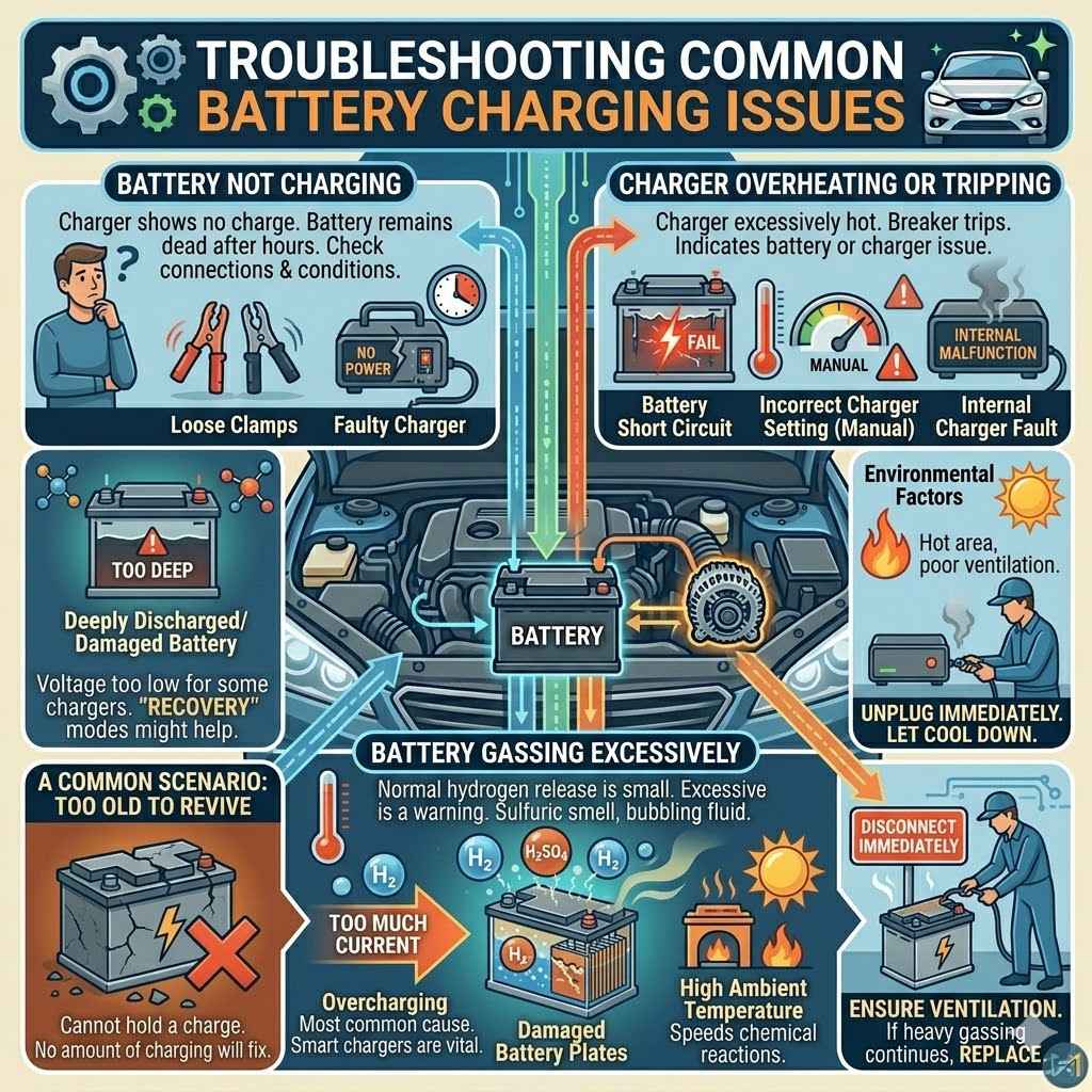 Troubleshooting Common Battery Charging Issues