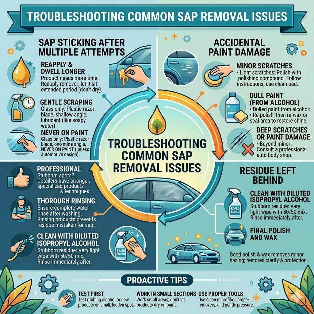 Troubleshooting Common Sap Removal Issues