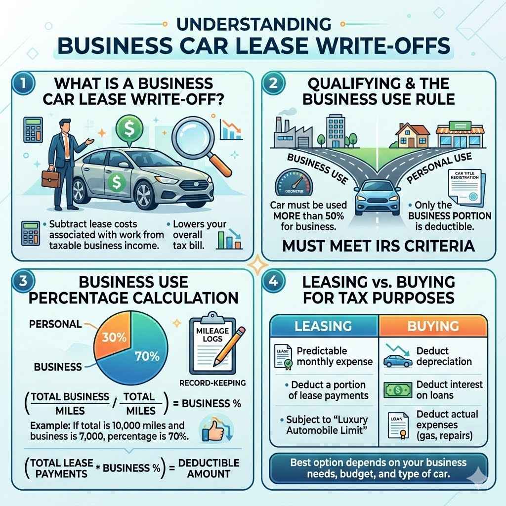 Understanding Business Car Lease Write-Offs