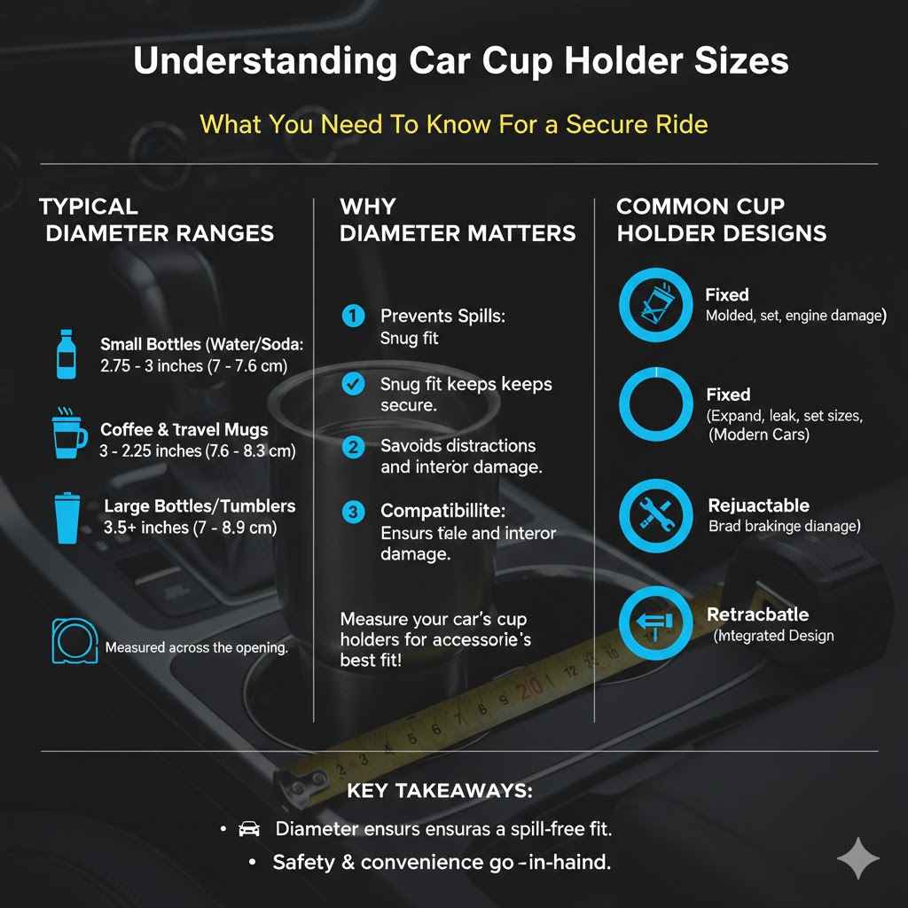 Understanding Car Cup Holder Sizes