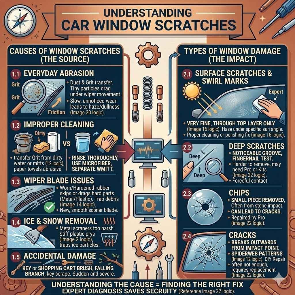 Understanding Car Window Scratches