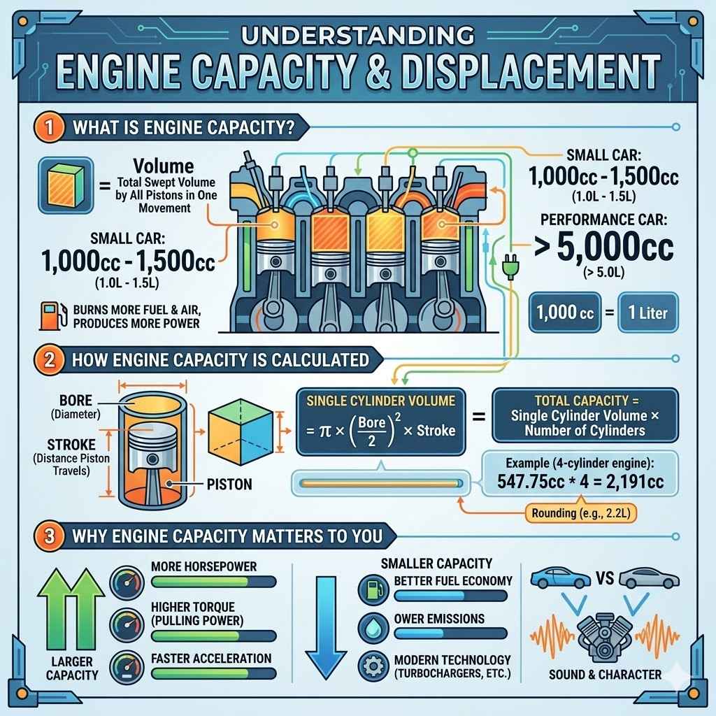 Understanding Engine Capacity And Displacement
