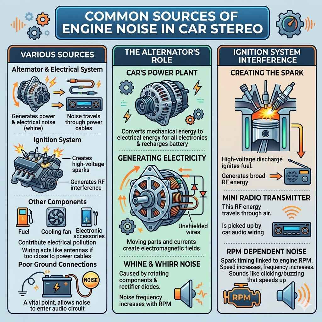 Common Sources of Engine Noise