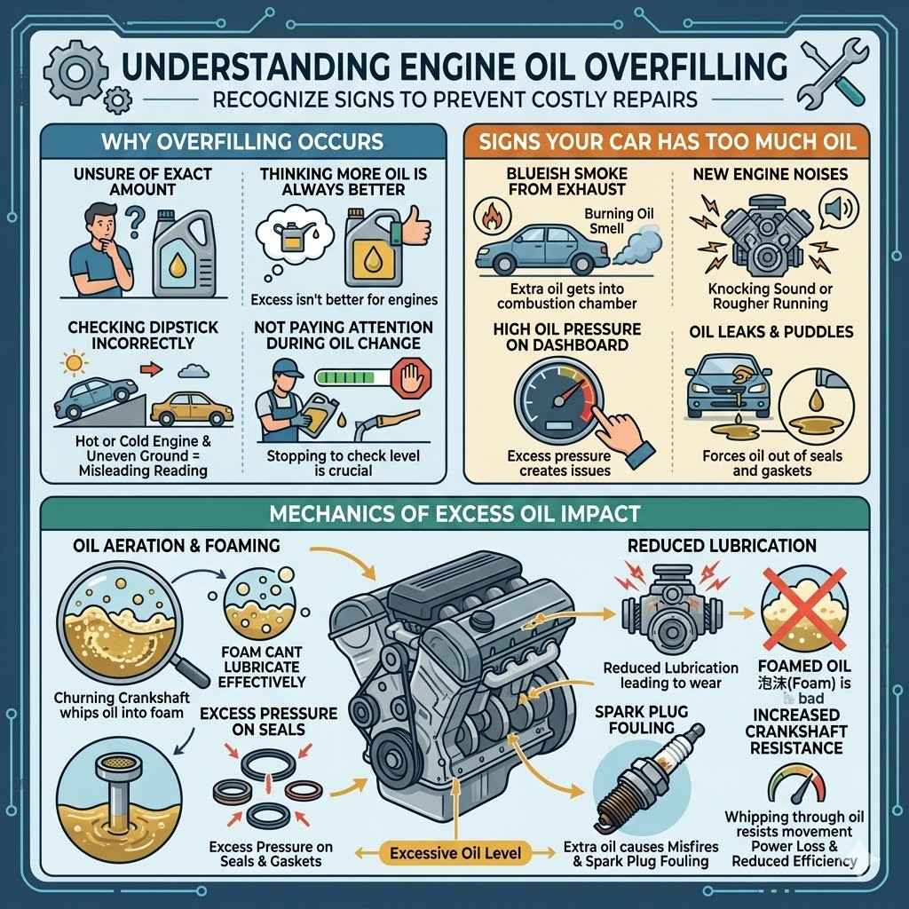 Understanding Engine Oil Overfilling