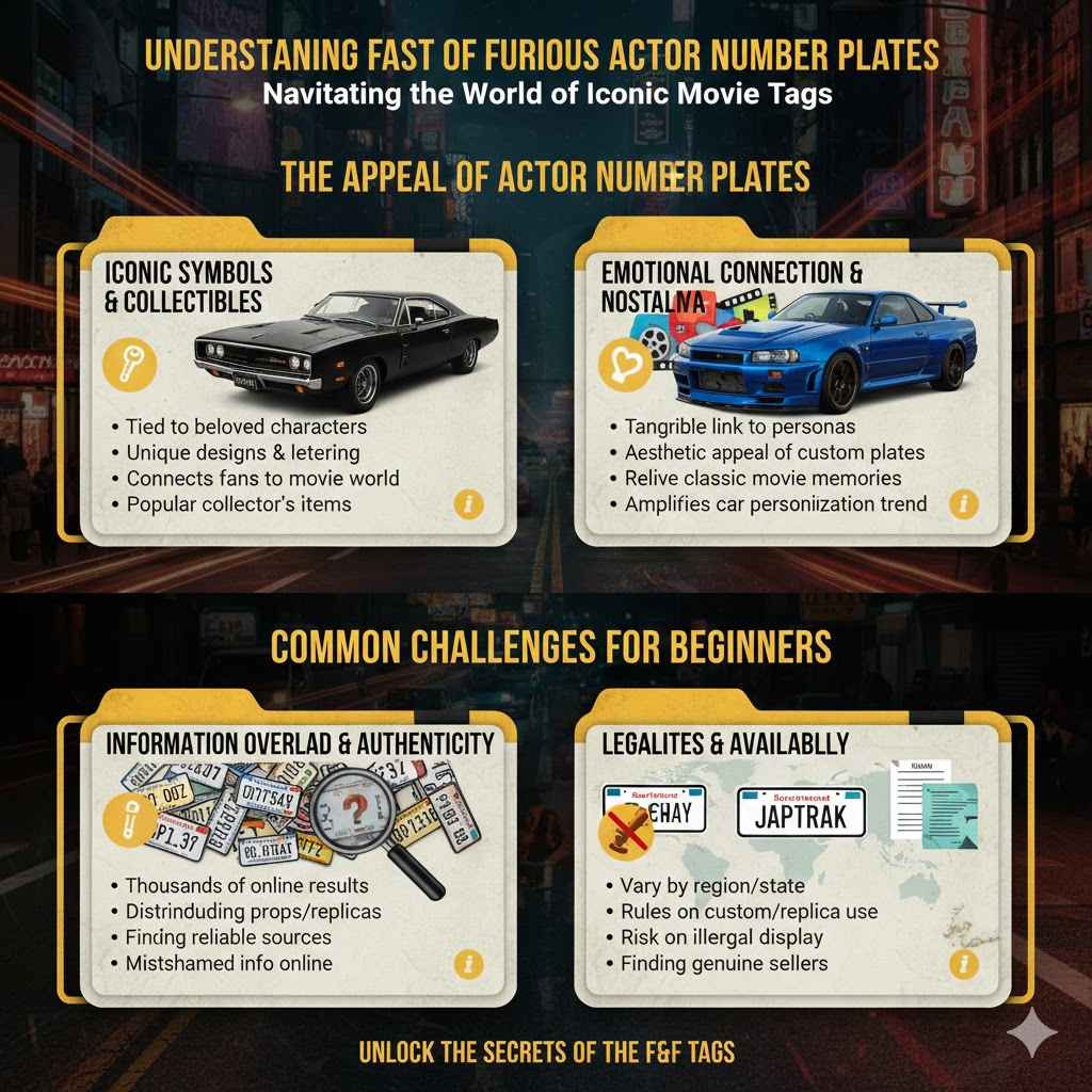 Understanding Fast & Furious Actor Number Plates