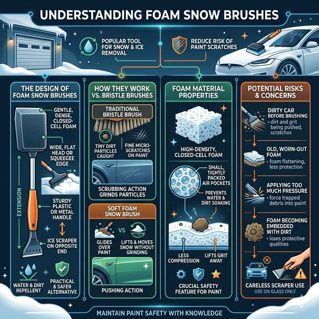 Understanding Foam Snow Brushes