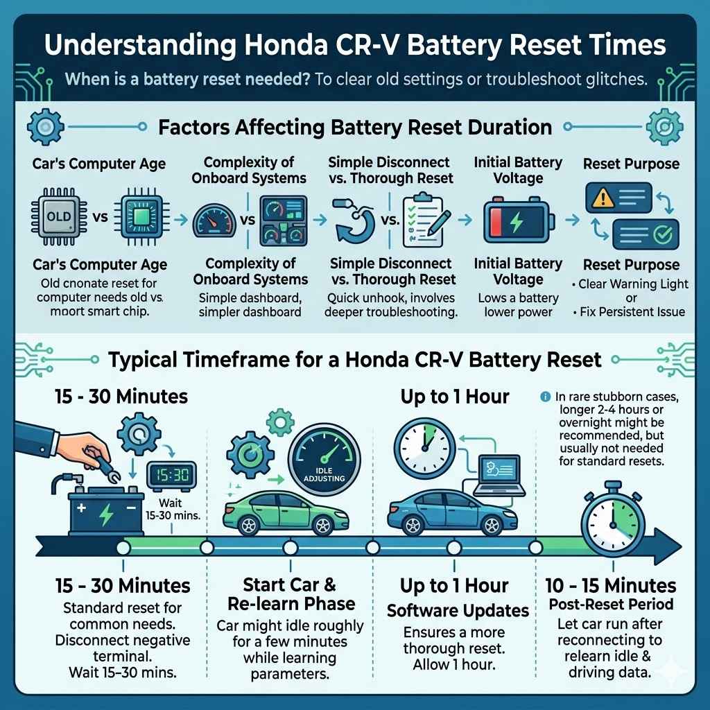Understanding Honda CR-V Battery Reset Times