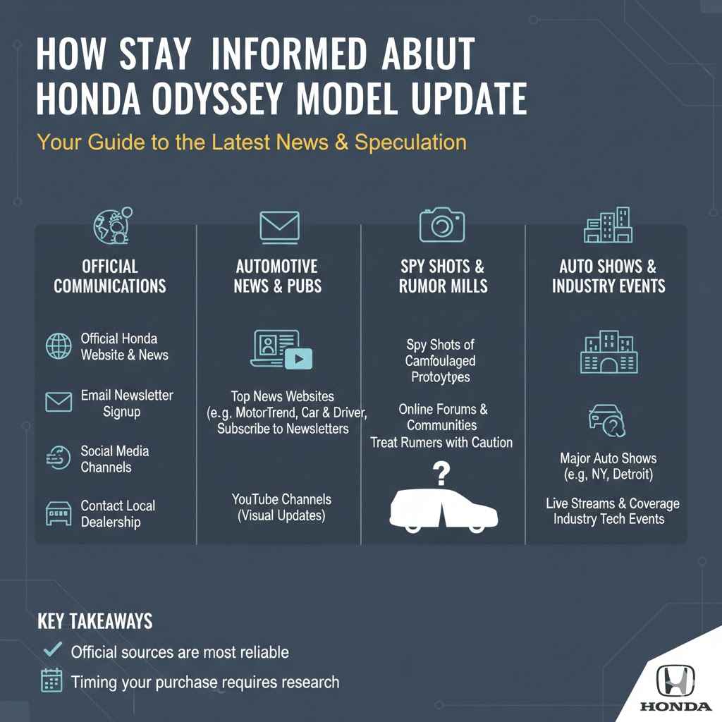 How To Stay Informed About The Honda Odyssey Model Update