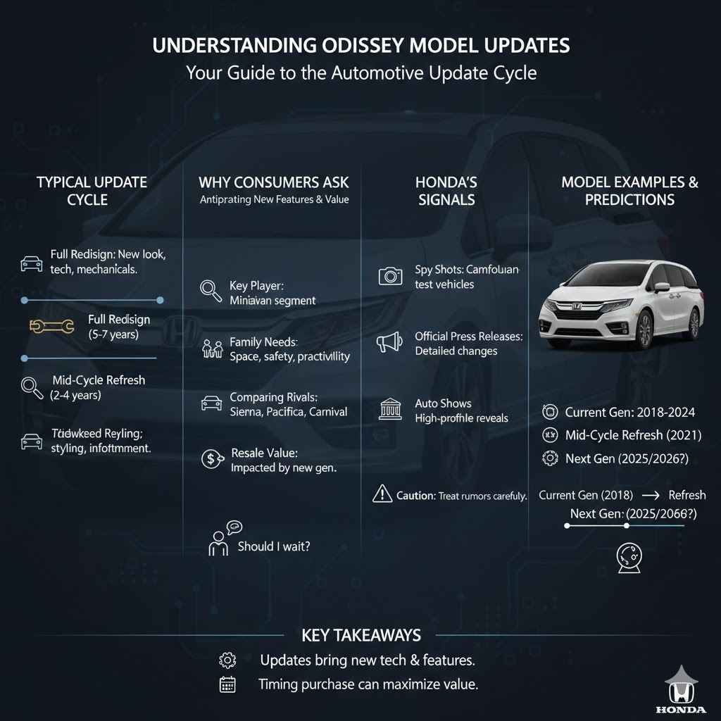 Understanding Honda Odyssey Model Updates