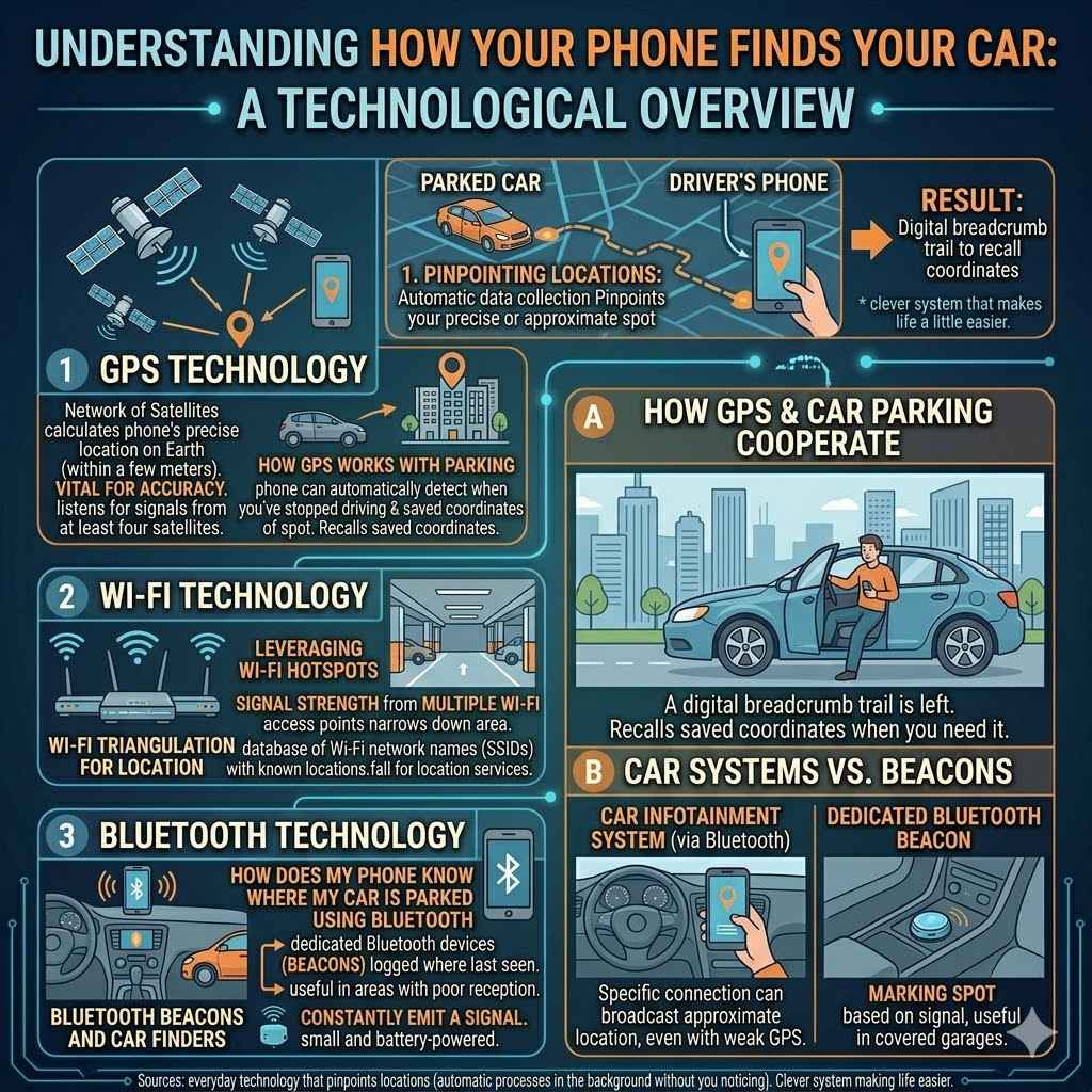 Understanding How Your Phone Finds Your Car