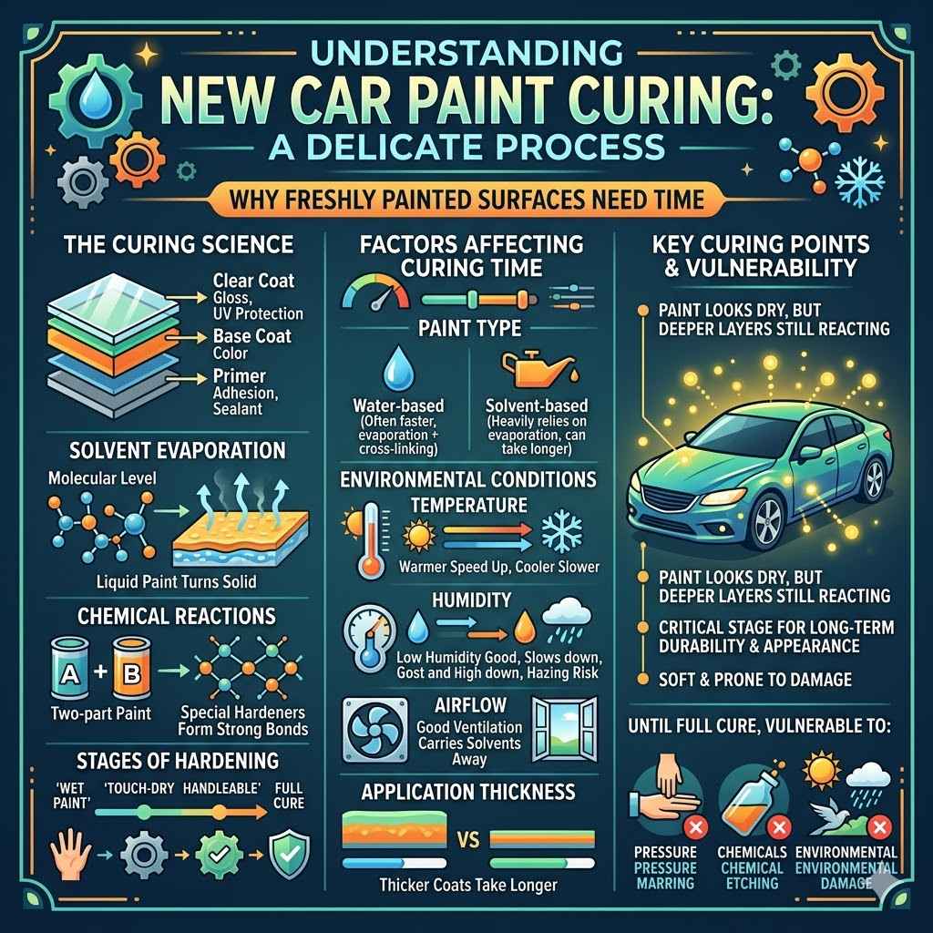 Understanding New Car Paint Curing