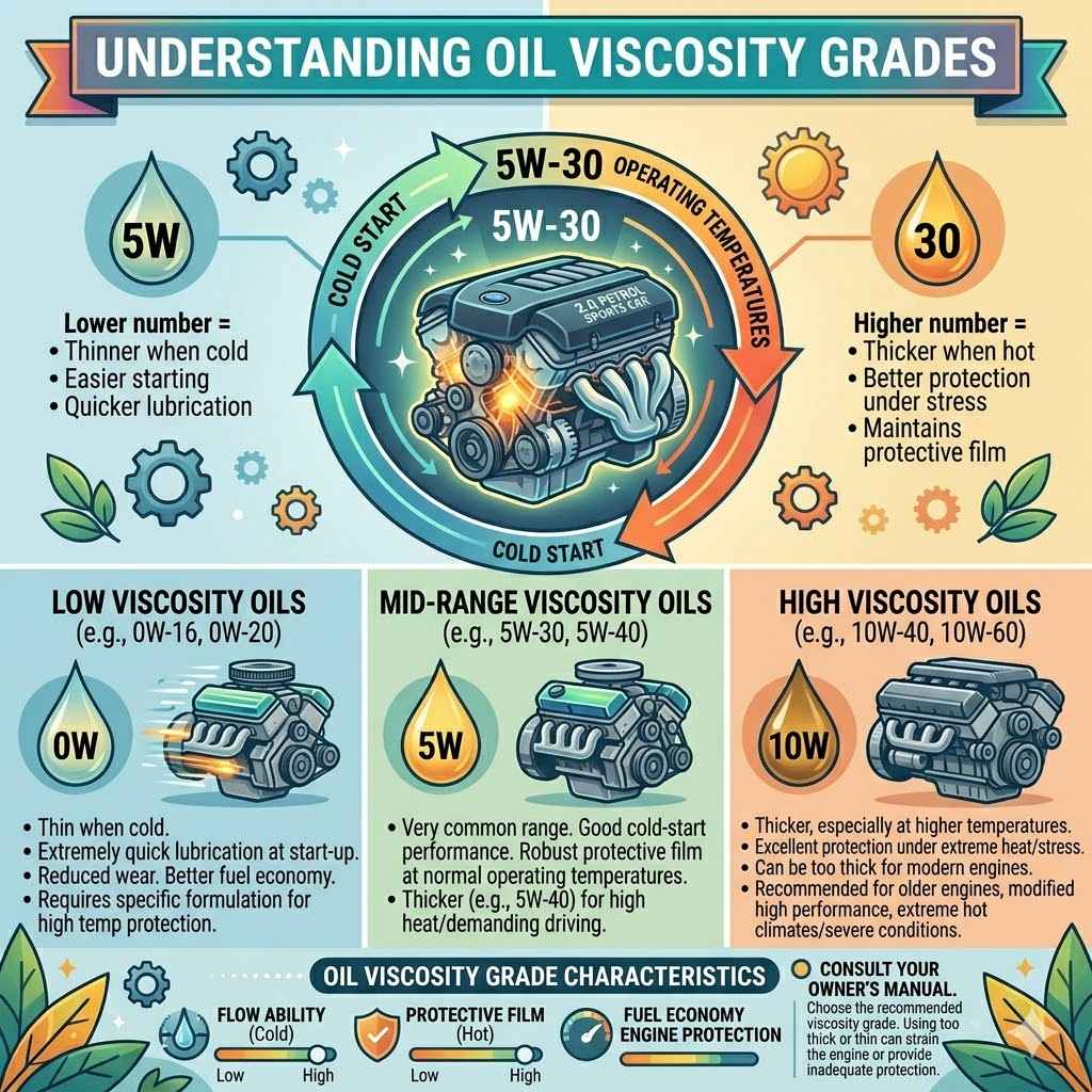 Understanding Oil Viscosity Grades