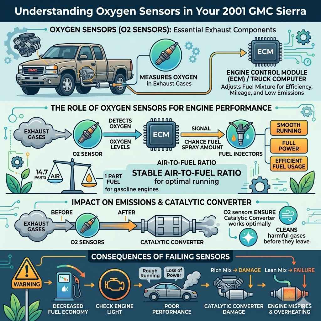 Understanding Oxygen Sensors In Your 2001 GMC Sierra