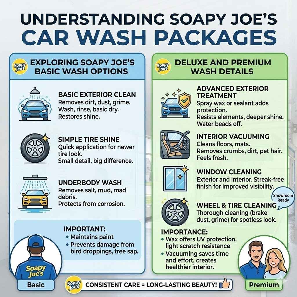 Understanding Soapy Joe’s Car Wash Packages