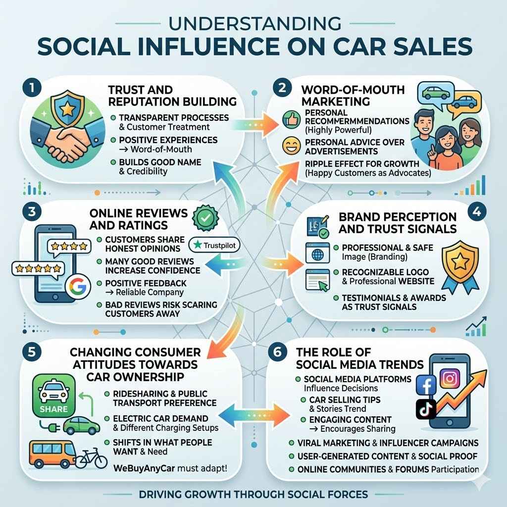 Understanding Social Influence on Car Sales