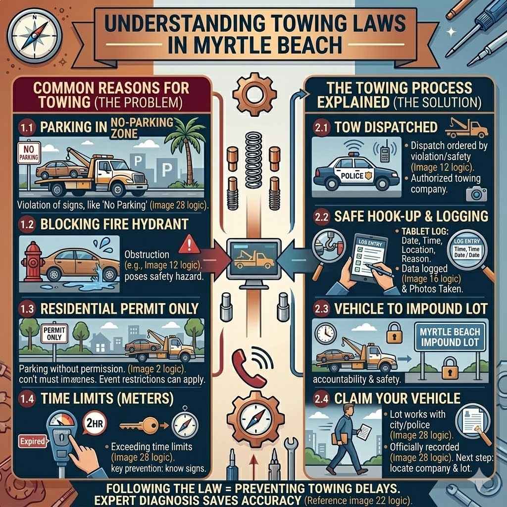 Understanding Towing Laws in Myrtle Beach