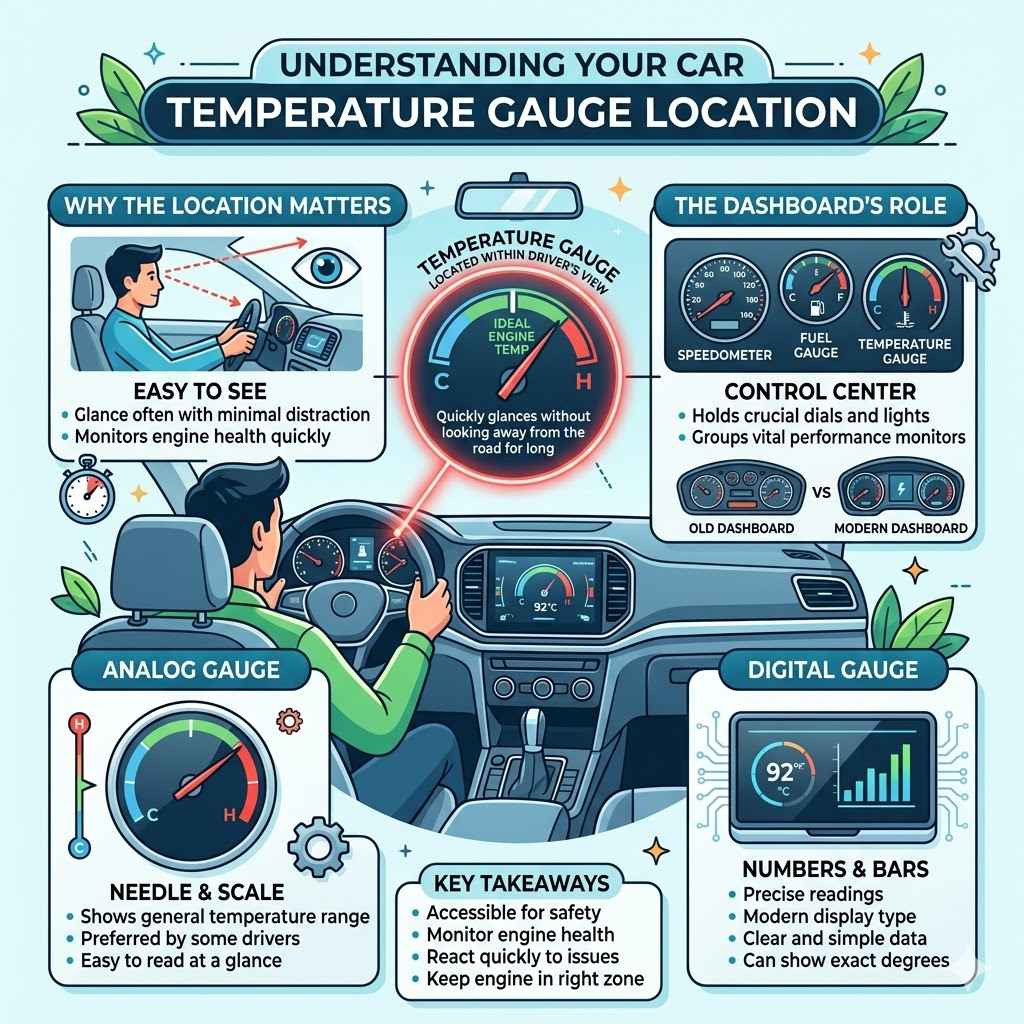 Understanding Your Car Temperature Gauge Location
