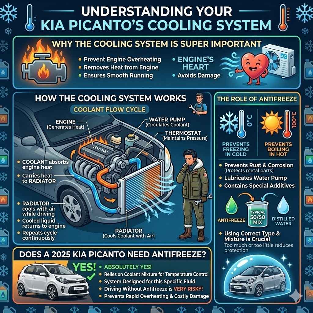 Understanding Your Kia Picanto's Cooling System