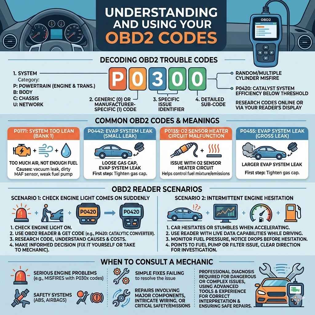 Understanding and Using Your OBD2 Codes