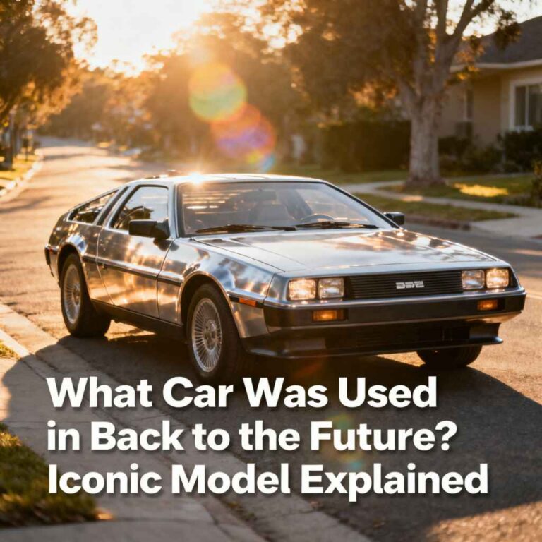 What Car Was Used in Back to the Future